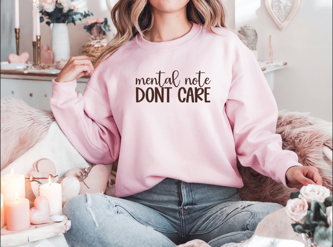 Mental Note DONT CARE | Tee | Sweatshirt | Hoodie