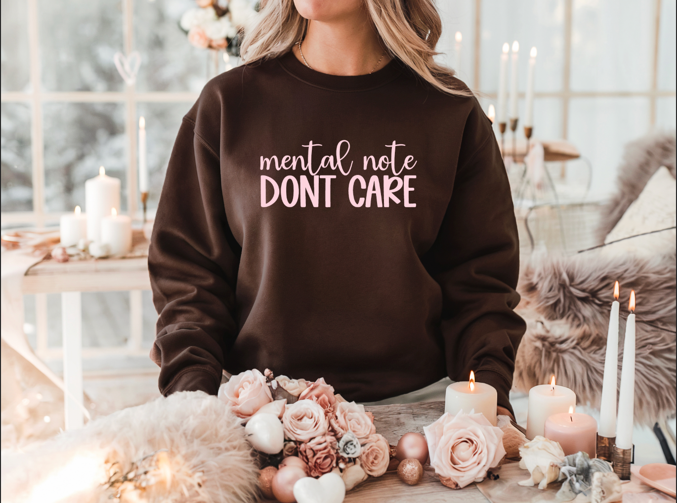 Mental Note DONT CARE | Tee | Sweatshirt | Hoodie