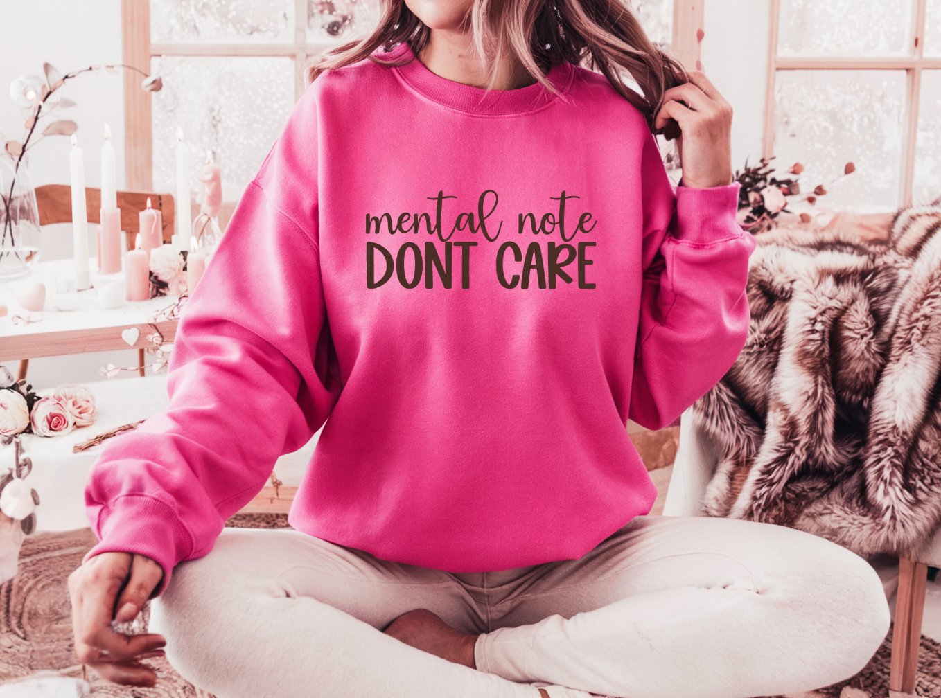 Mental Note DONT CARE | Tee | Sweatshirt | Hoodie
