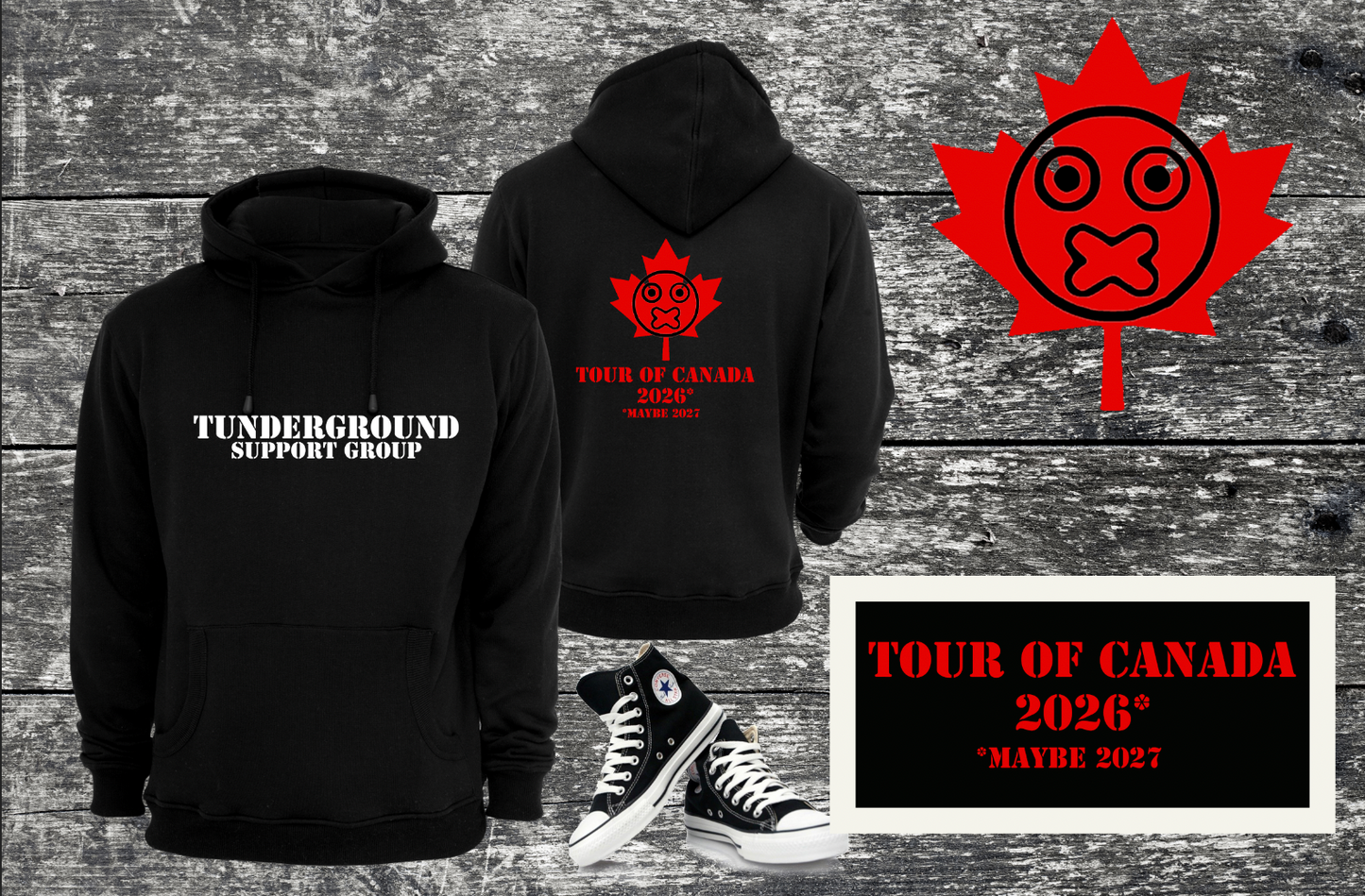 TUNDERGROUND Support Group | Tour of Canada 2026* | Tee | Sweatshirt | Hoodie