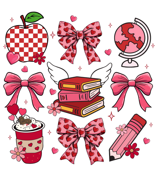 ALL THE TEACHER THINGS | TEACHER | Valentine Collection 2025 | Tee | Sweatshirt | Hoodie