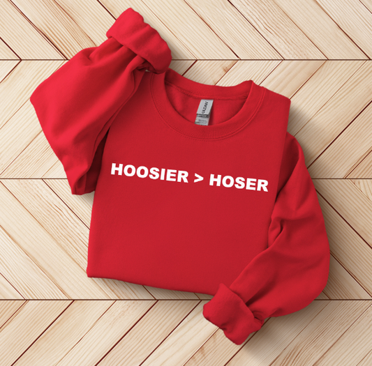 HOOSIER > HOSER | Tee | Sweatshirt | Hoodie