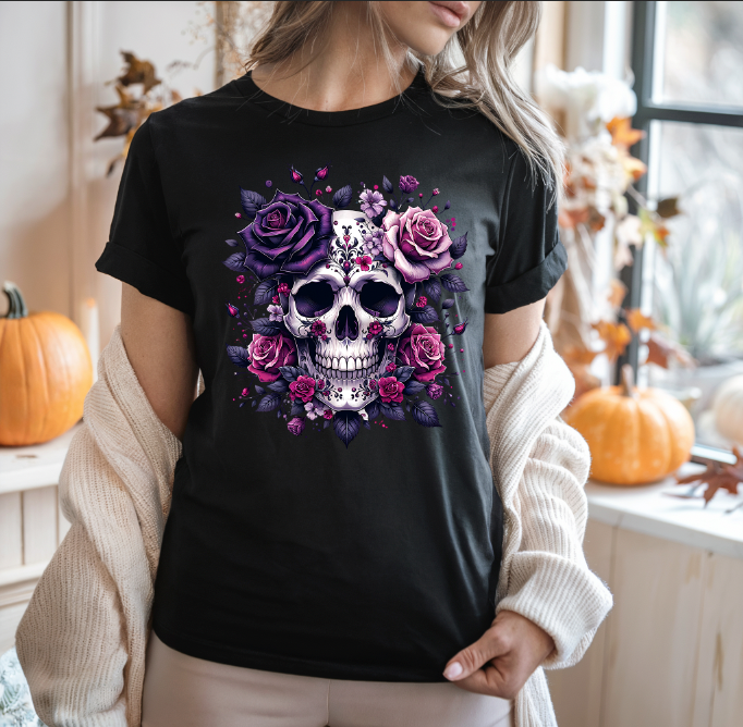 Bury Me With Roses | Halloween TShirt | Halloween Collection 2025