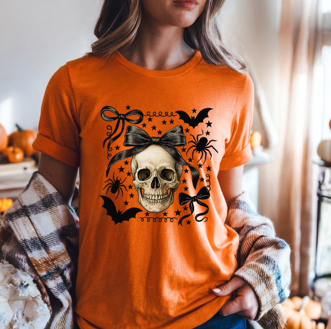 Skull N' Bows N' Bones | Halloween TShirt | Halloween Collection 2025